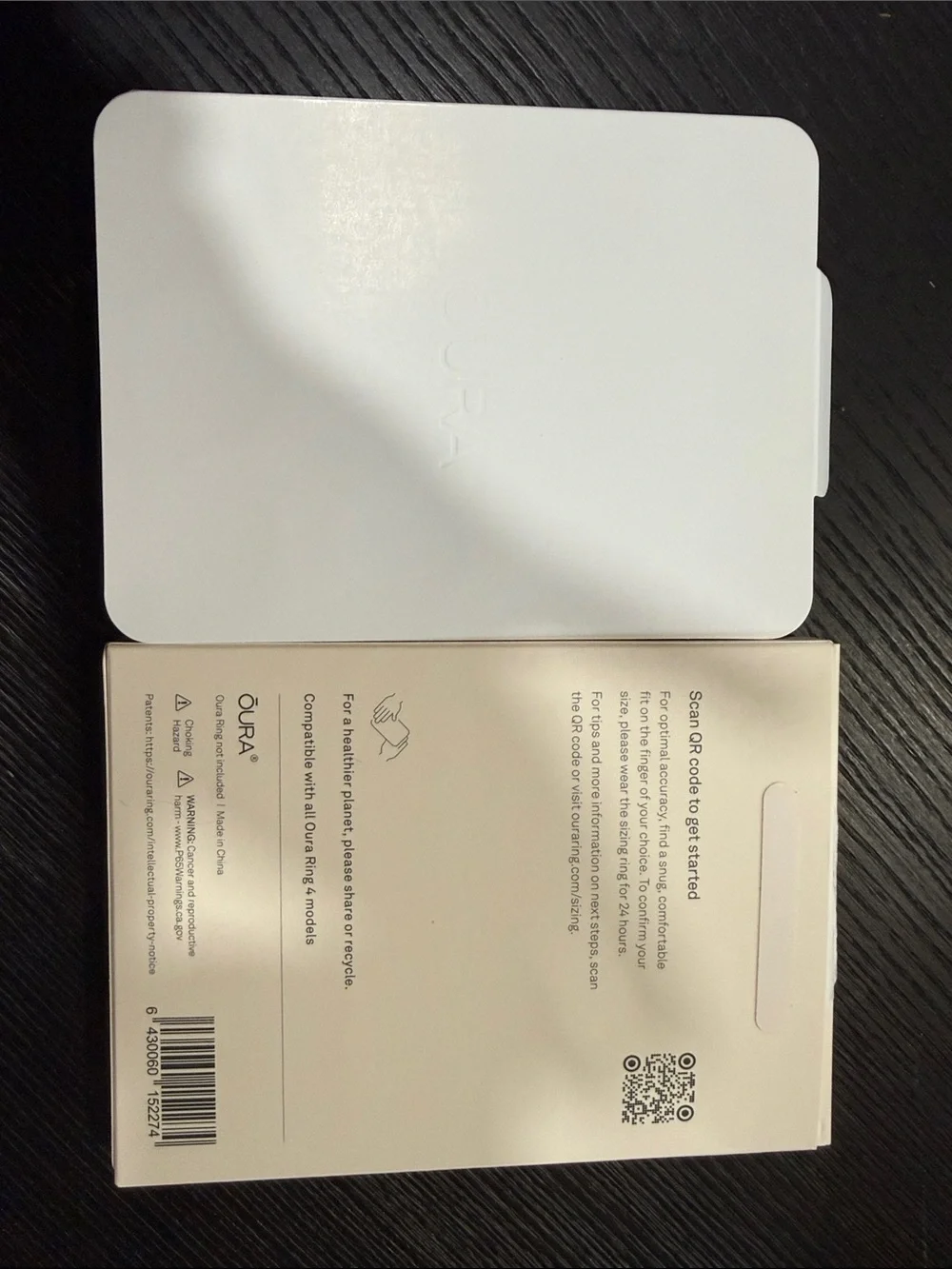 Oura Ring 4 Sizing Kit - White